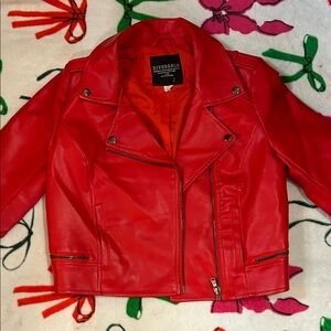 Riverdale Red Leather Jacket for Women
